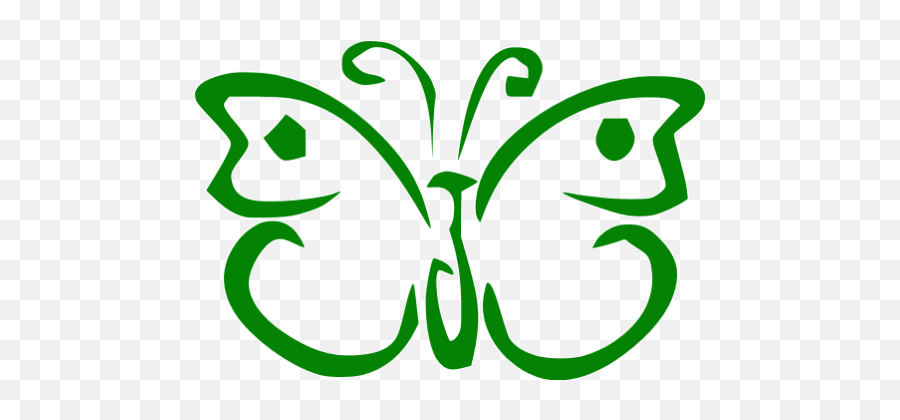 Green Butterfly 7 Icon - Free Green Butterfly Icons Decorative Png,Butterfly Icon Image Girly