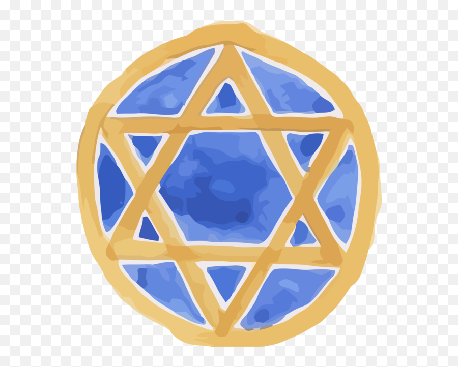 Download Free Hanukkah Electric Blue Symbol Circle For Happy - Geometric Png,Star Of David Icon