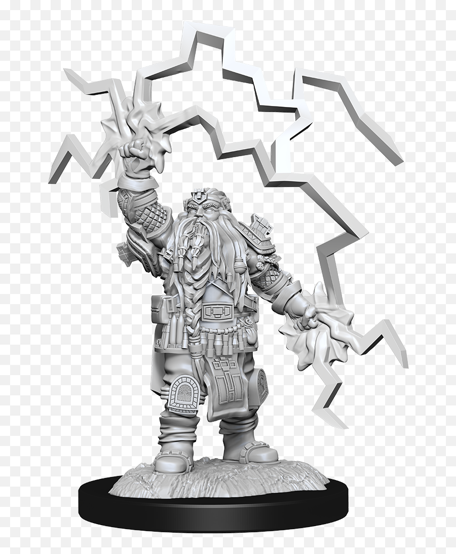 Wizkids Nolzuru0027s Marvelous Miniatures Dwarf Cleric Male - Dungeons Dragons Png,Dwarf Fortress Dwarf Icon