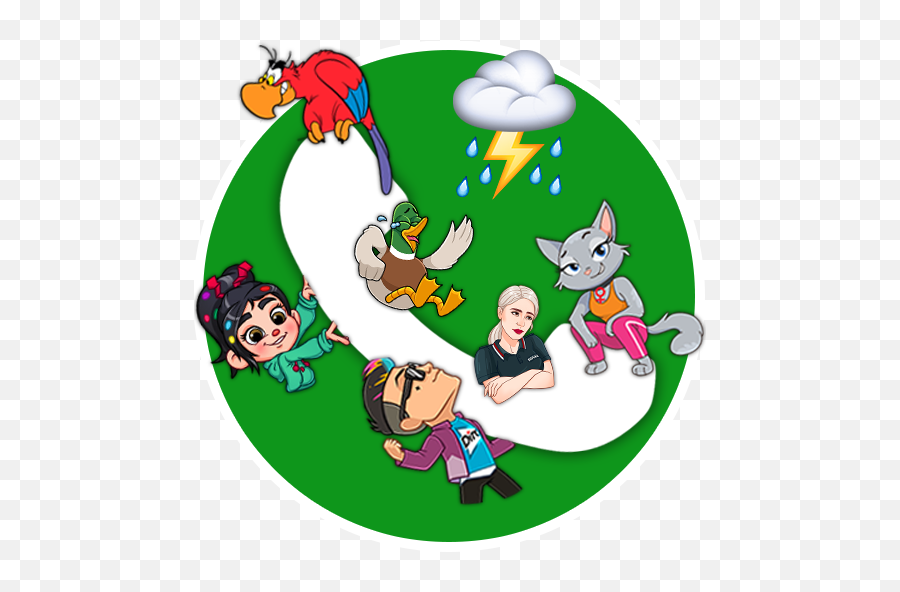 Updated Stickers For Whatsapp - Wasticker App Android Fictional Character Png,Whatsapp Hug Icon