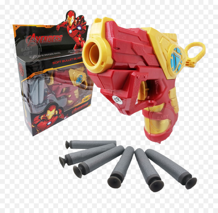 Avengers Ironman Captain America Thanos - Toy Gun Png,Gun Blast Png