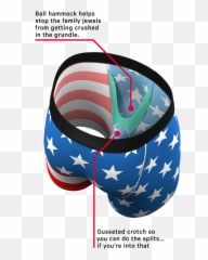 The American Icons Ball Hammock Boxer Pack - Shinesty png