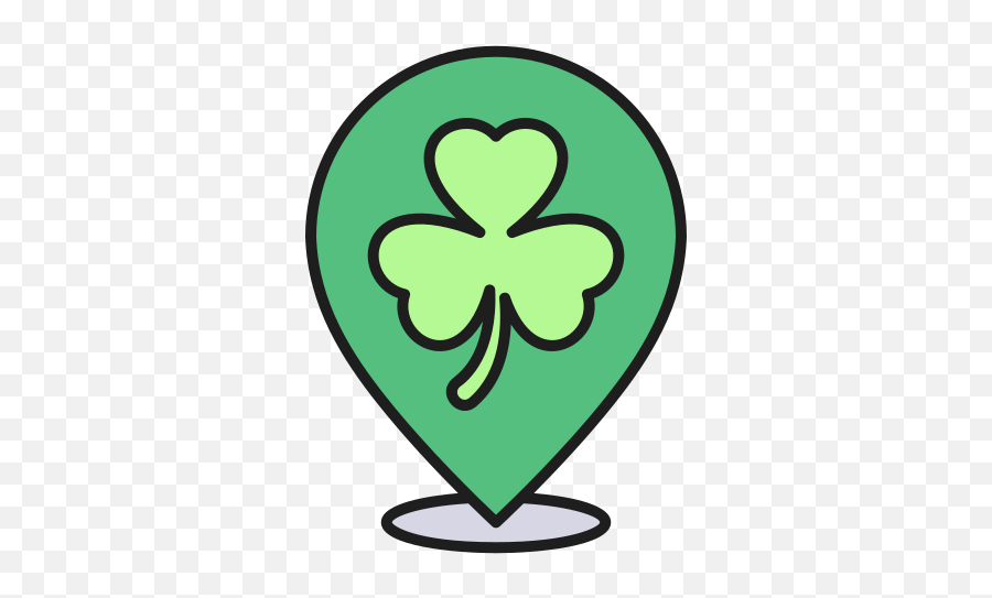 St Patricks Day Location Clover Irish Ireland Free - St Day Ubication Png,Icon Lucky 13