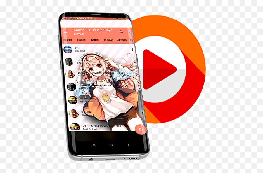 Download Anime Girl Music Player Apk Png Folder Icon