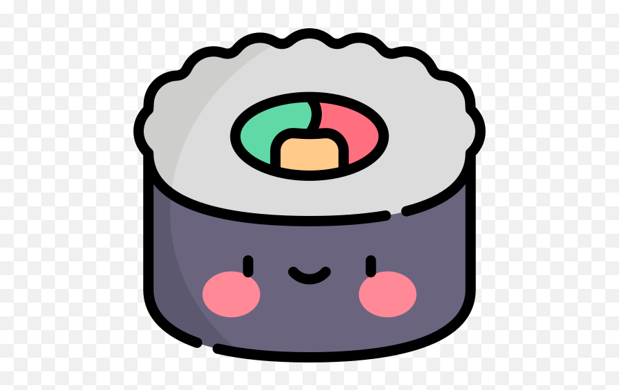 Sushi - Free Food Icons Cute Sushi Icon Png,Sushi Icon