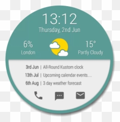 All - Round Clock Widget for KWGT KLWP APK 11 Download Cool Weather Kwgt png