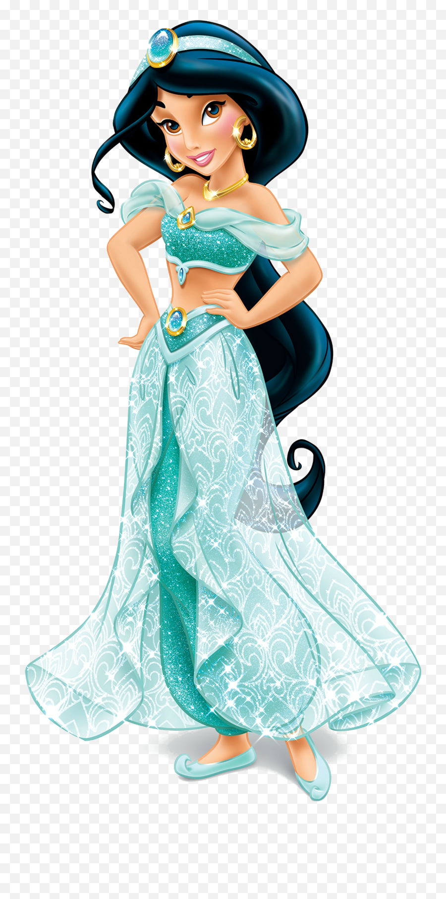 Jasmine Disney Princess Png Clipart - Disney Princess Jasmine Png,Princess Jasmine Png