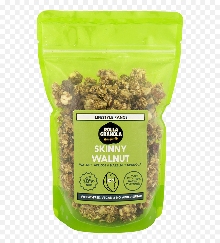 Rolla Granola Skinny Walnut U2013 With A Clear Flavour - Popcorn Png,Walnut Transparent