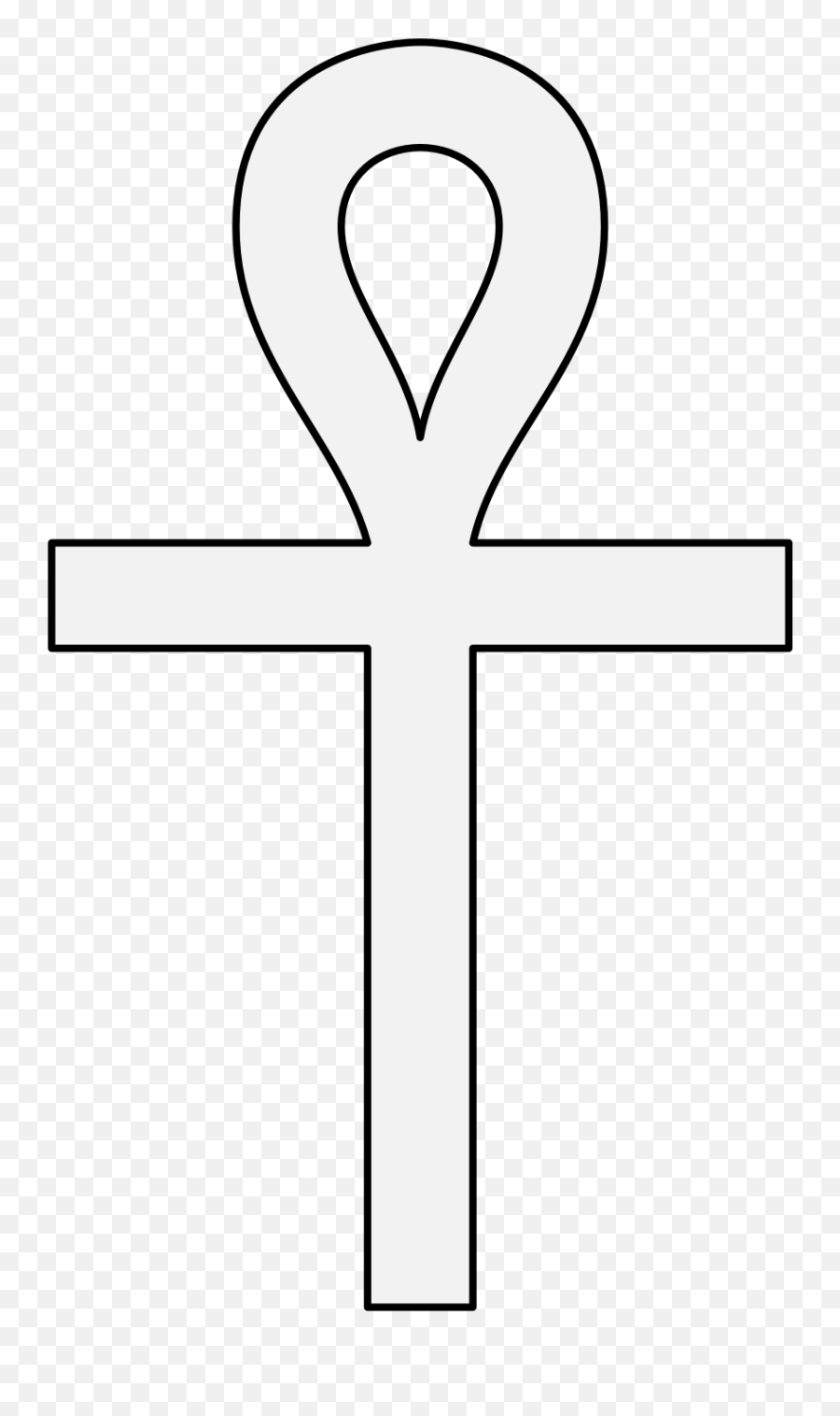 Ankh - Traceable Heraldic Art Cross Png,Ankh Png