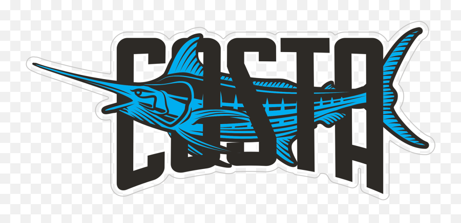 Costa Price Marlin Decal Png