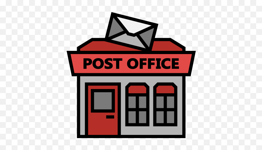 Post Office - Free Buildings Icons Icon Free Gift Png,Po Icon