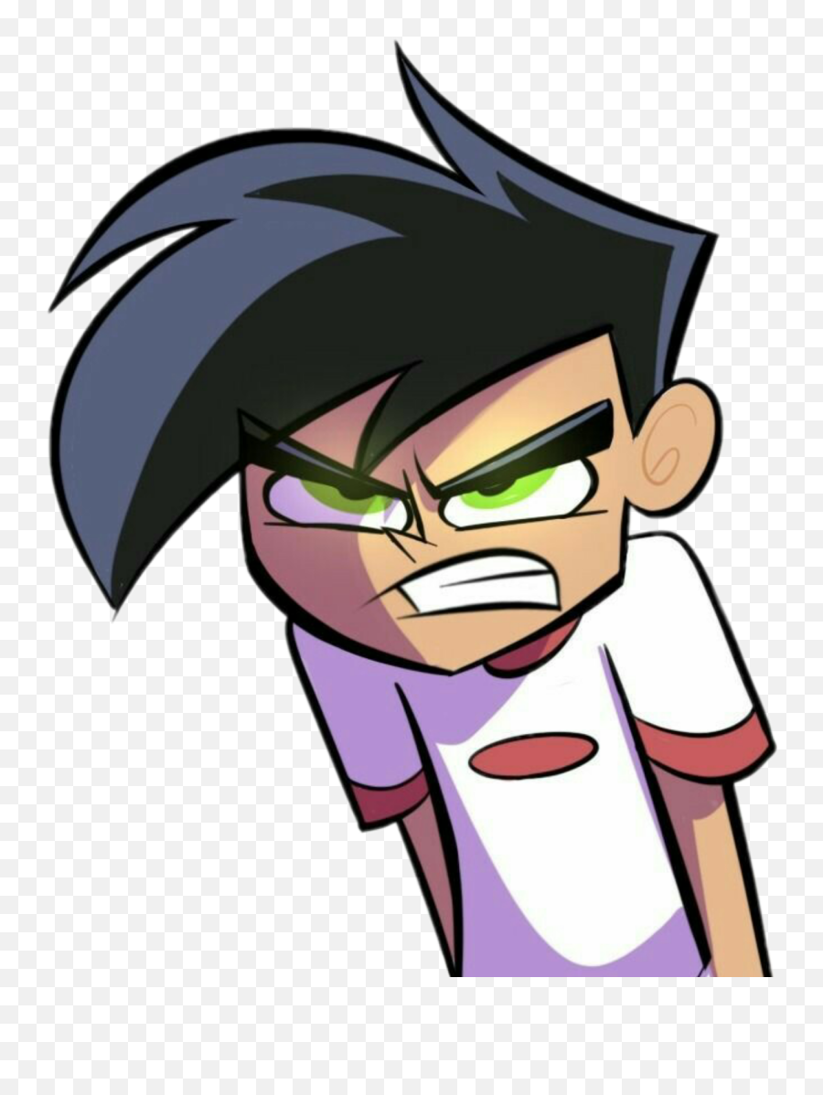 Dannyphantom Danny Nickelodeon Angry Enfado Dannyfenton - Danny Phantom Love Png,Danny Phantom Png