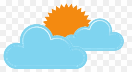 Cloud Clouds Sun Cloudy Weather Free Icon - IconIconscom Lluvia Y Sol Png