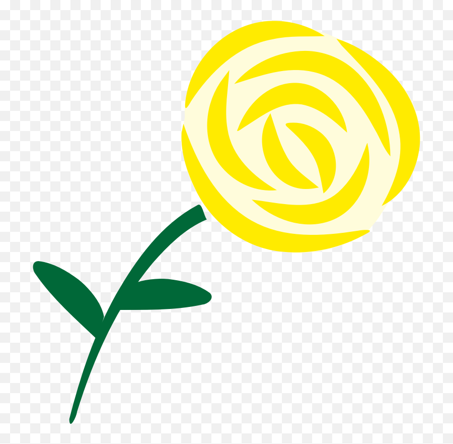 Openclipart - Clipping Culture Png,Yellow Rose Icon