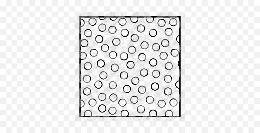 Polka Dots Outline For Classroom Therapy Use - Great Polka Polka Dot Png Outline,Polka Dots Png