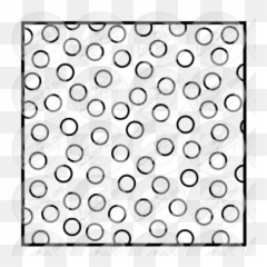 Polka Dots Outline For Classroom Therapy Use - Great Dot Png