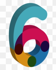 6 Number Png Hd Image - Birthday Number 6 Png,Number 6 Png
