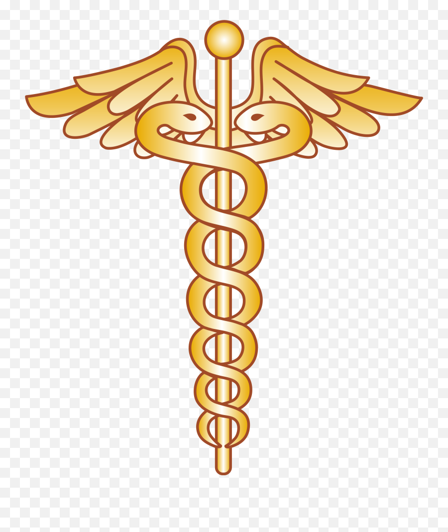 Physician Doctor Of Symbol Medicine - Golden Doctor Logo Png,Staff Png