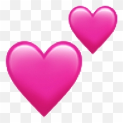 Ios Emoji Iphone Heart Hearts Spin Edit Stic - Iphone Heart Emoji Png