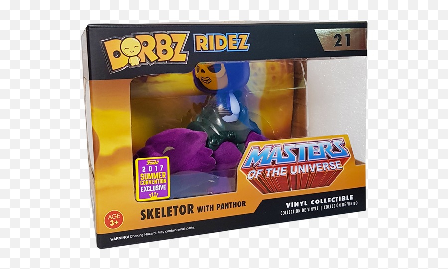 Skeletor With Panthor Sdcc 2017 - Masters Of The Universe Classics Png,Skeletor Png