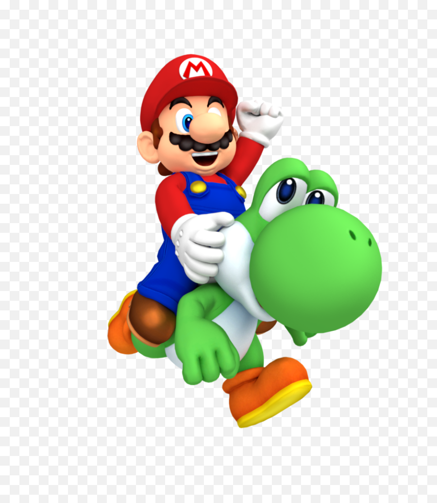 Super Mario Png Transparente - Mario And Yoshi Ride,Mario Png
