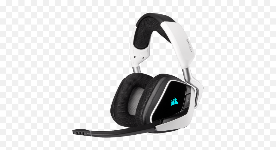 Corsair Void Elite Wireless White - Corsair Headset Png,Corsair Gaming Logo