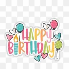 Title Scrapbook Svg Cuts - Birthday Cute Scrapbook Heading Png,Birthday Girl Png