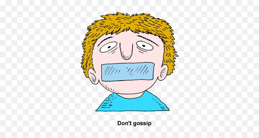 Gossip - Mouth Taped Shut Clip Art Hd Png Download Mouth Taped Shut ...