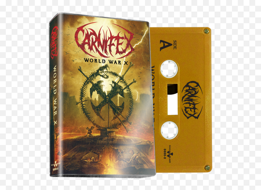 Carnifex - World War X Brand New Cassette Tape Nuclear Blast Cassette Png,Cassette Tape Png