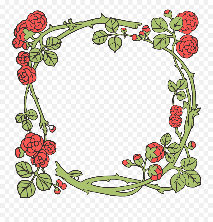 Download Free Stock Images Vintage Rose Vector U0026 Clip - Circle Of Roses Vector Png,Vintage Vector Png