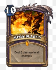 Mega - BLAST Hearthstone Wiki Custom Cards png