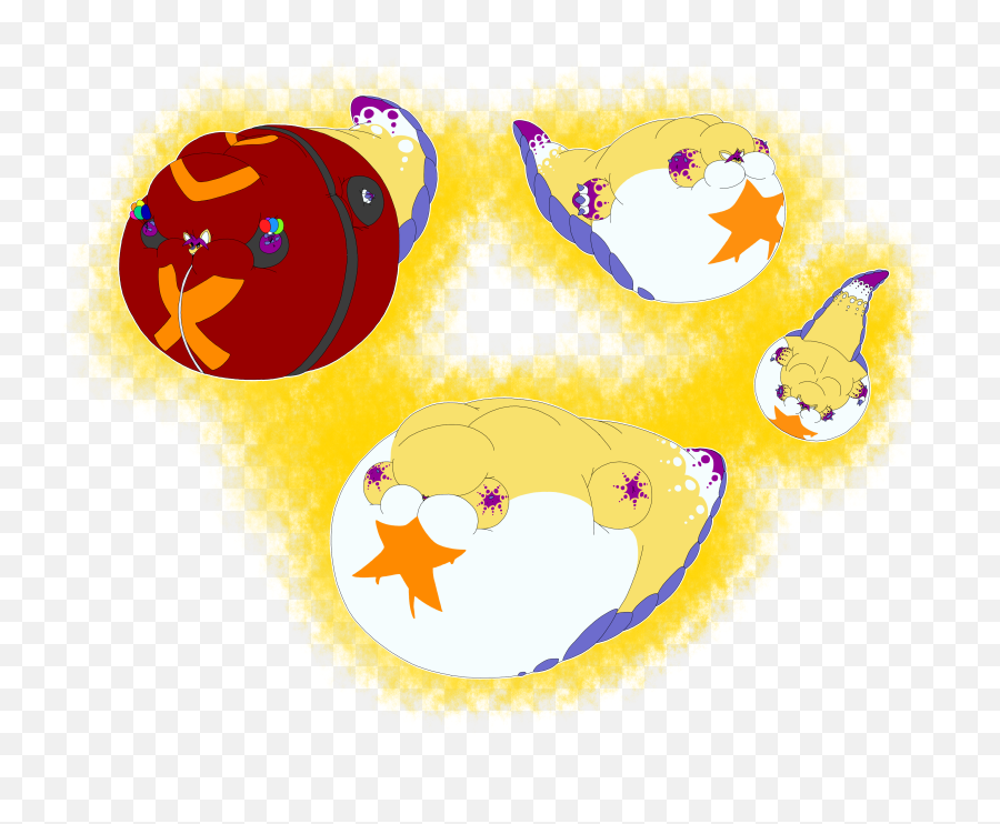 Yellow Stars By Po - Chariihoshii Fur Affinity Dot Net Png,Yellow Star Transparent