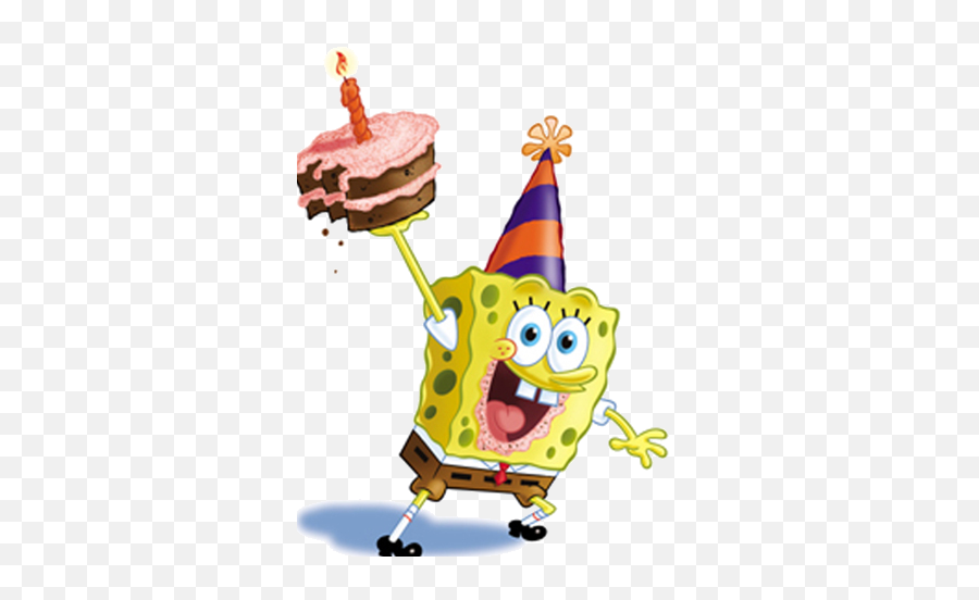 Download Hd Spongebob Happy Birthday Png - Spongebob Sponge Bob Square Pants Birthday,Birthday Clipart Png