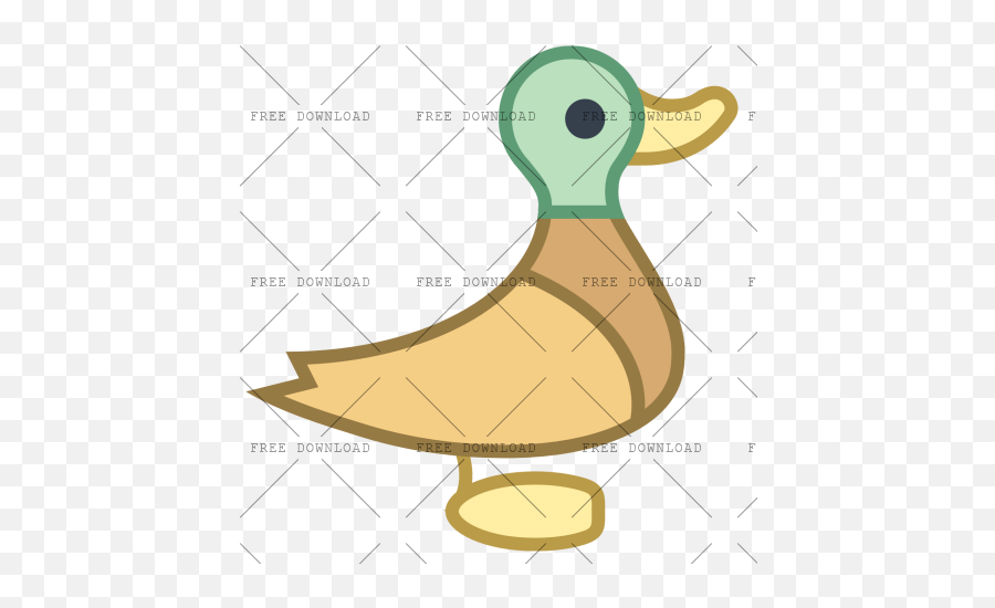 Duck Goose Swan Bird Png Image With Transparent Background - Cartoon Duck Facing Right,Ducks Png