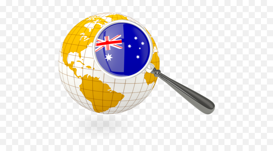 Download Magnified Flag With Globe - India On Globe Transparent Png,Globe Png Transparent