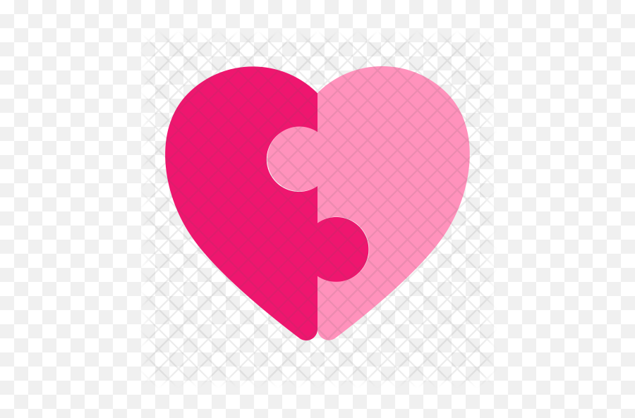 Match Love Icon - Heart Love Puzzle Png,Match Png