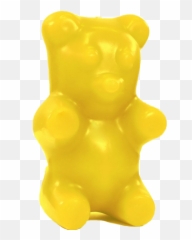Download Yellow Gummy Bear Png - Gummy Bear Transparent Background Yellow Gummy Bear,Gummy Bears Png