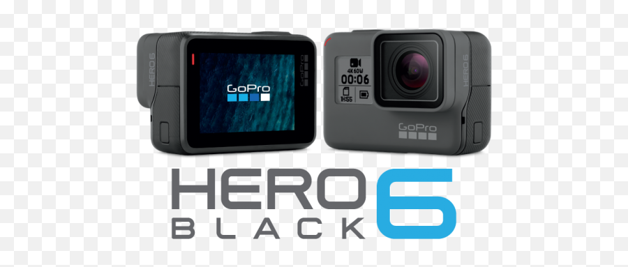 Download Brand New Gopro Hero 6 Black Edition 4k 12mp - Gopro Hero 6 Black Logo Png,Gopro Logo Png