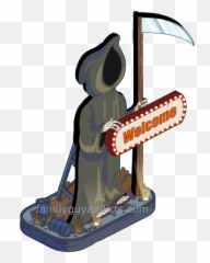 Death Welcome Sign Family Guy Addicts - Kneeling png