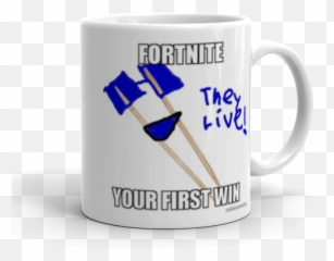 Fortnite Your First Win - FoRTNUT Make Meme Mug png