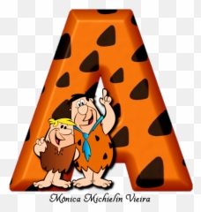 Monica Michielin Alfabetos Alfabeto Dos Flintstones Png - Alfabeto Flintstones,Flintstones Png