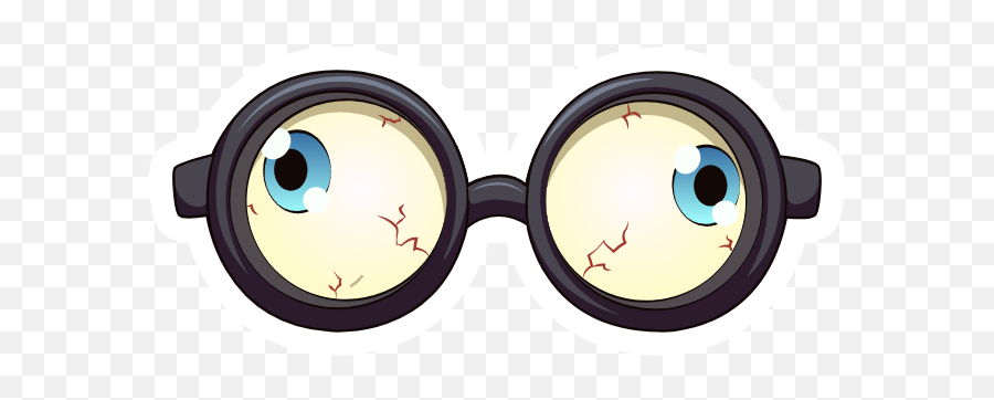 Funny Eyes Glasses In 2020 - Full Rim Png,Funny Glasses Png