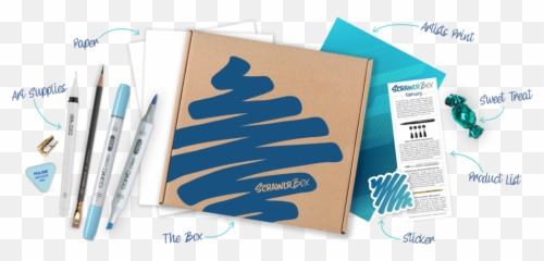 Art Supplies Subscription Box - Marking Tool Png,Art Supplies Png