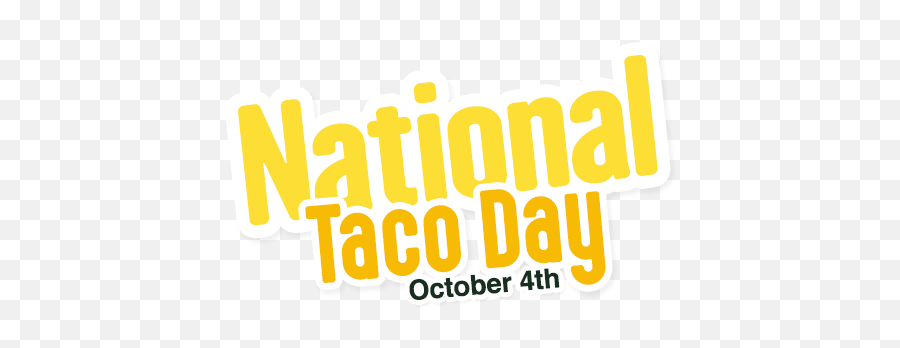 National Taco Day - National Taco Day Logo Png,Taco Emoji Png