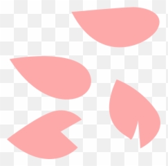 Sakura Png V - Cartoon Cherry Blossom Petal