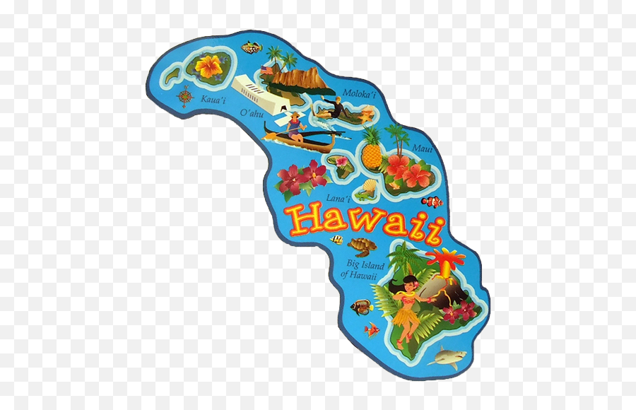 Hawaiian Islands Magnet - Dot Png,Hawaiian Islands Png