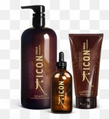 India Champu1 Litro Conditioner Oil - Icon Acondicionador png