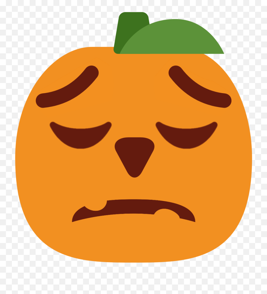 Pensivepumpkin - Pensive Emoji Discord Png,Pensive Emoji Transparent