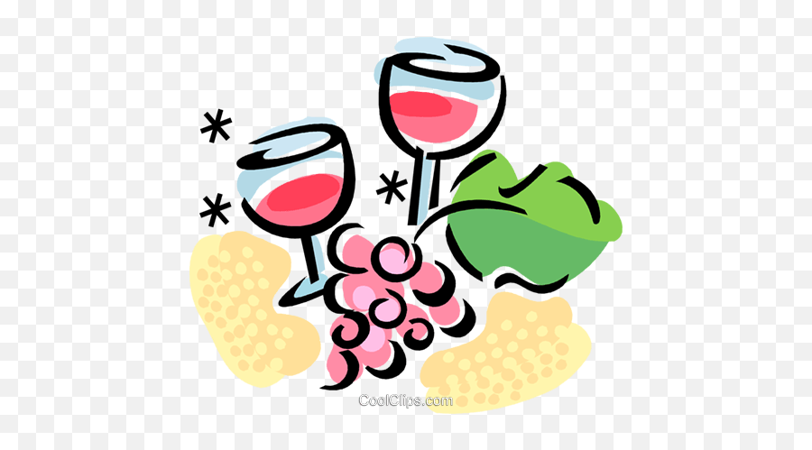 Wine Royalty Free Vector Clip Art Illustration - Vc099978 Wine Party Clipart Png,Wine Clipart Png