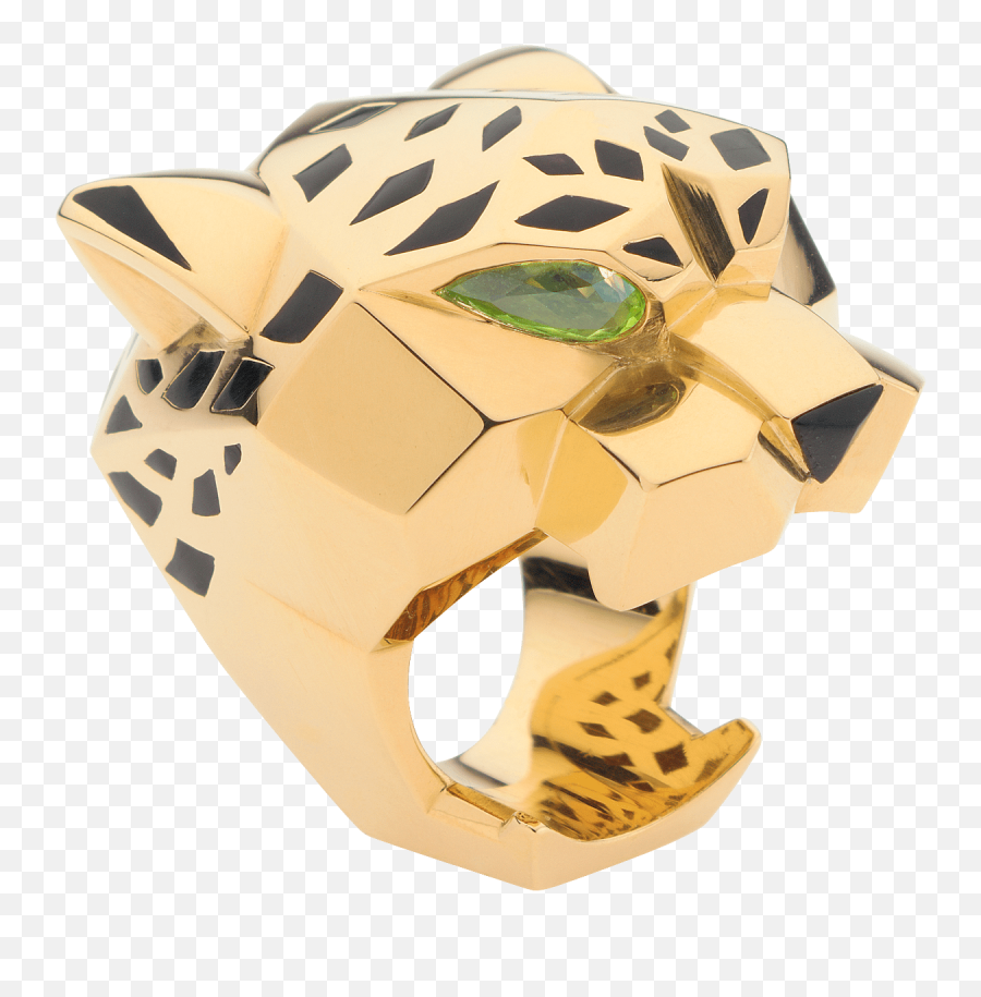 Panthère De Cartier Ring - Cartier Panther Ring Gold Png,Peridot Icon